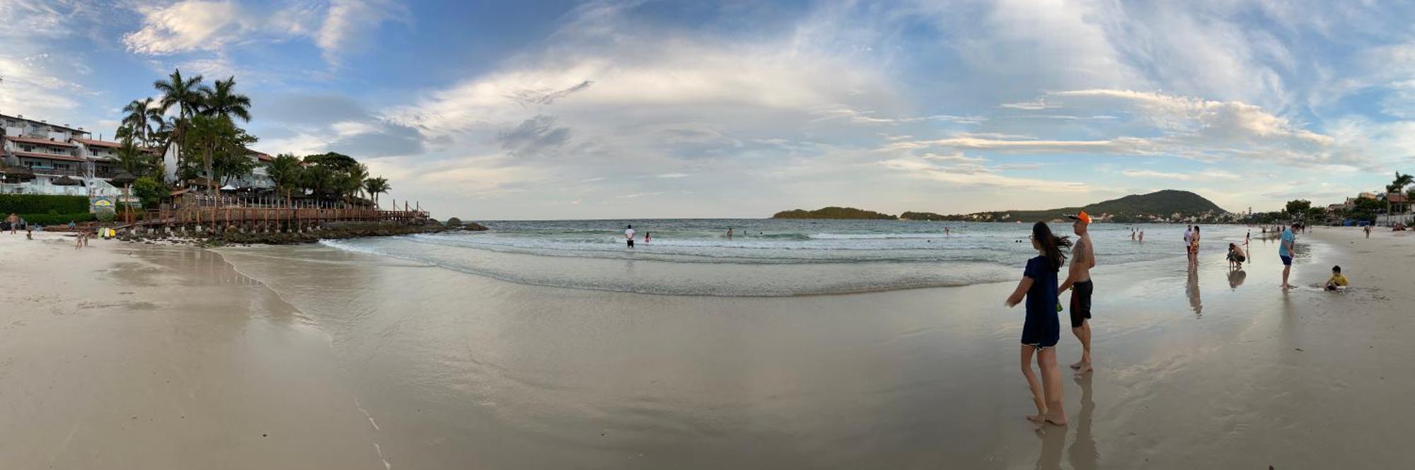 Apto Vista Mar -250Mts Da Praia Bombinhas Exteriör bild